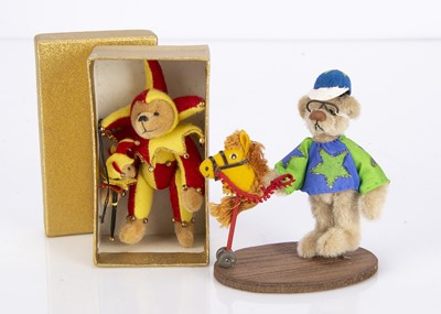 Lot 504 - Two Deborah Canham miniature artist Teddy Bear