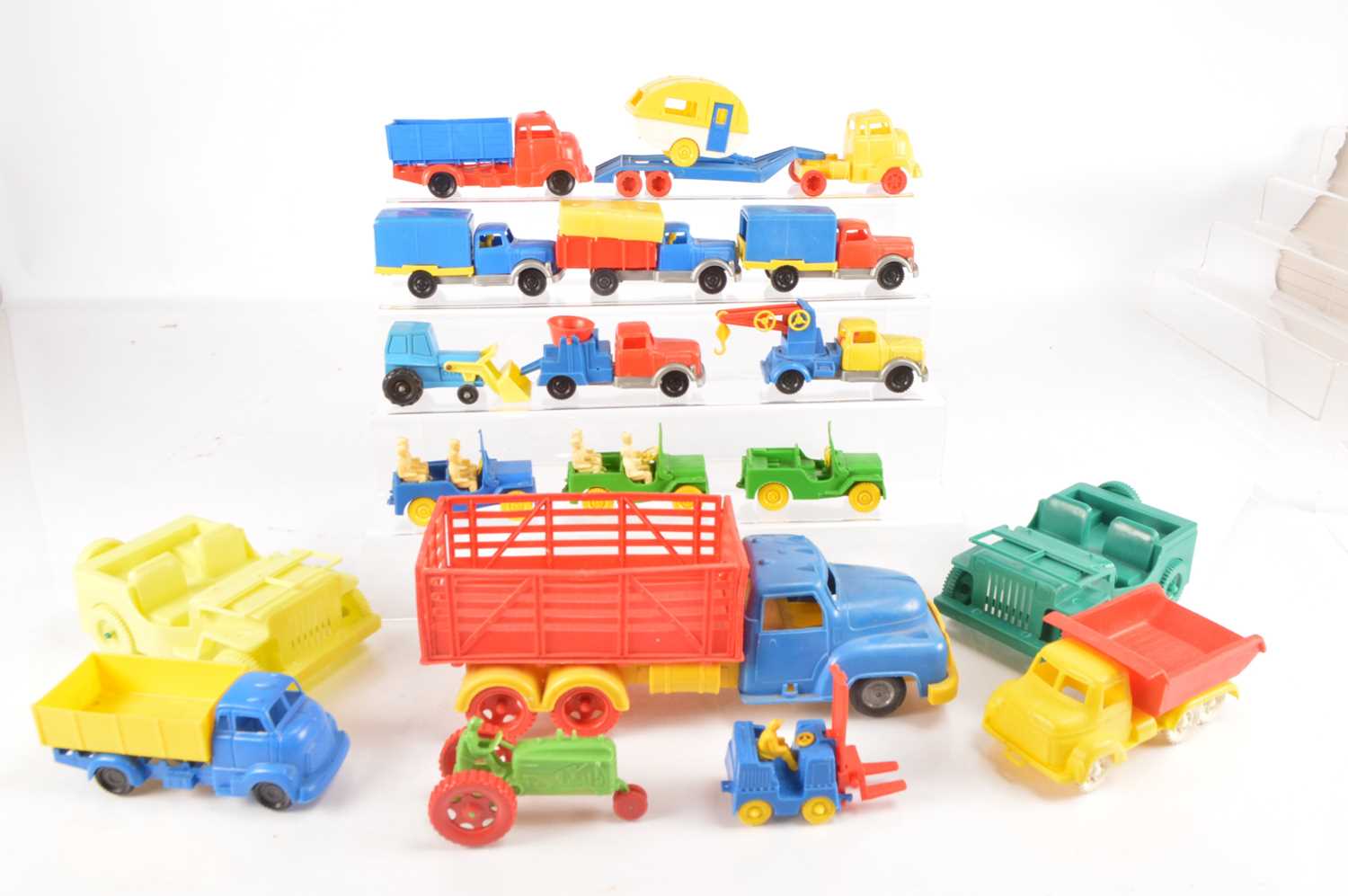 Lot 584 - 1950's-1960's Tudor Rose plastic Vehicles (19)