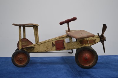 Lot 621 - Keystone pressed steel childten's  sit and ride Airmail Plane