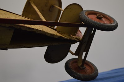 Lot 621 - Keystone pressed steel childten's  sit and ride Airmail Plane