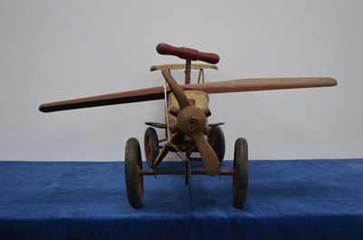 Lot 621 - Keystone pressed steel childten's  sit and ride Airmail Plane