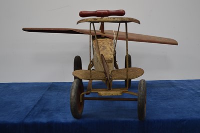 Lot 621 - Keystone pressed steel childten's  sit and ride Airmail Plane
