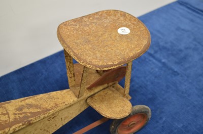 Lot 621 - Keystone pressed steel childten's  sit and ride Airmail Plane