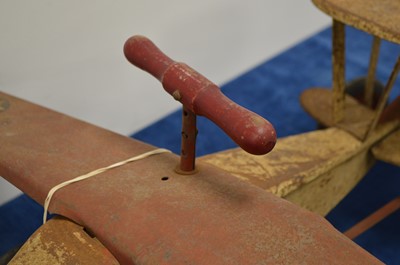 Lot 621 - Keystone pressed steel childten's  sit and ride Airmail Plane