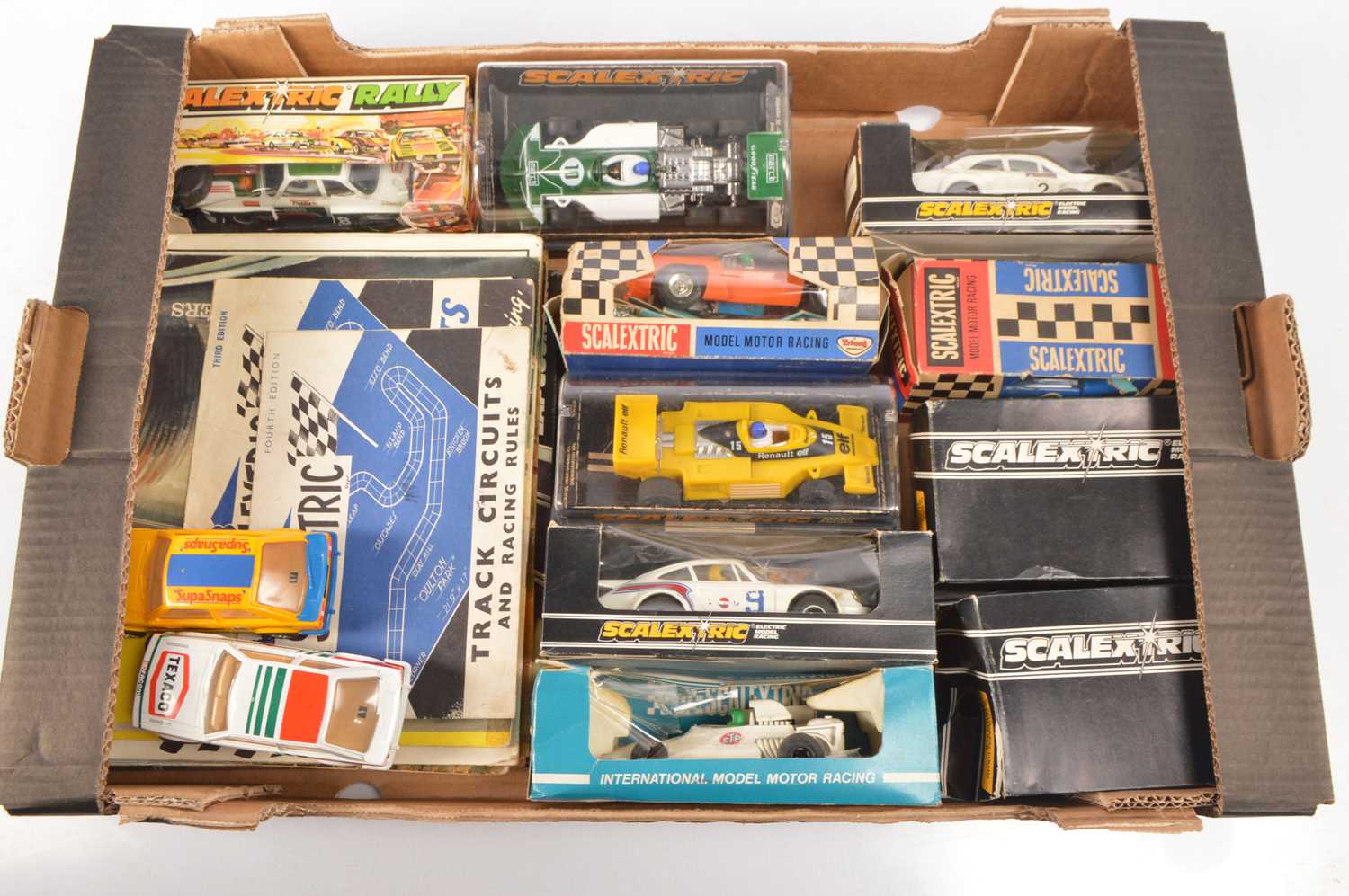 Lot 640 - 1960'S -1990'S Scalextric Cars and Accessories and early Catalogues (24)