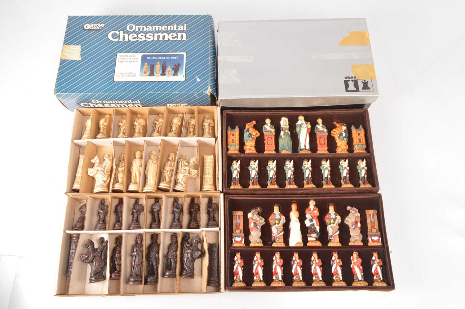 Lot 668 - Studio Ann Carlton French Revolution and Gibson's Games Ornamental Chess Sets (2)