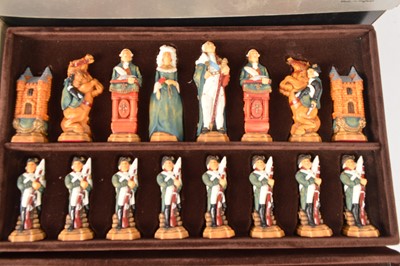 Lot 668 - Studio Ann Carlton French Revolution and Gibson's Games Ornamental Chess Sets (2)