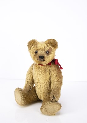 Lot 525 - A fine British Toy Manufacturing Company Omega Teddy Bear 1920s