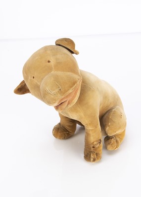 Lot 567 - A rare Farnell seated Ginger the dog 1920s