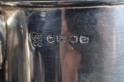 Lot 399 - A Victorian silver tankard by Josiah Williams & Co