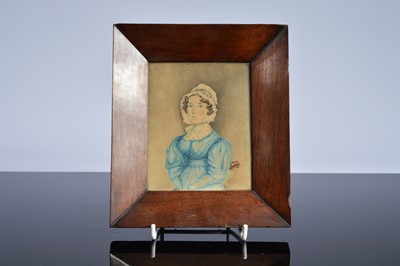 Lot 524 - Three 19th century portraits