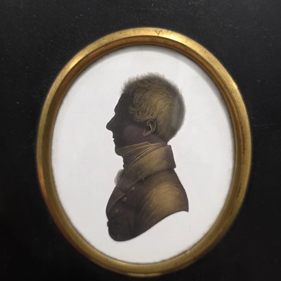 Lot 524 - Three 19th century portraits