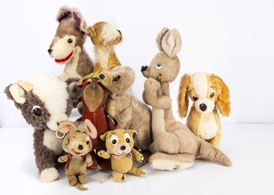 Lot 596 - Post-war Merrythought soft toys