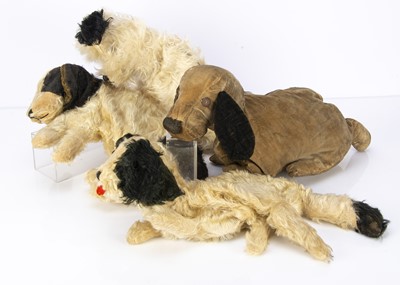 Lot 598 - Four pre-war British dog nightdress cases
