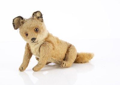 Lot 606 - A small Steiff five-way jointed fox 1910-20s