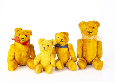 Lot 628 - Four German small Teddy Bears