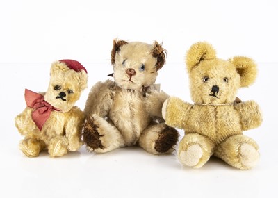 Lot 631 - Two small French Teddy Bears
