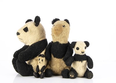 Lot 640 - Four English Pandas