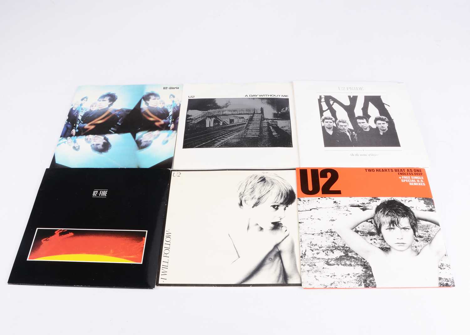 Lot 113 - U2 7" Singles