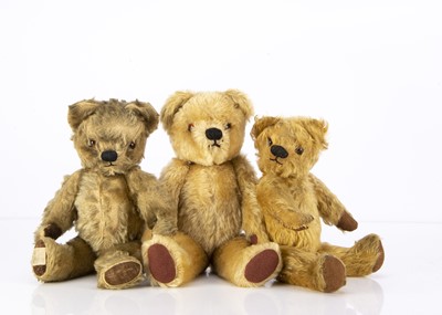 Lot 652 - Three post-war Chad Valley Teddy Bears