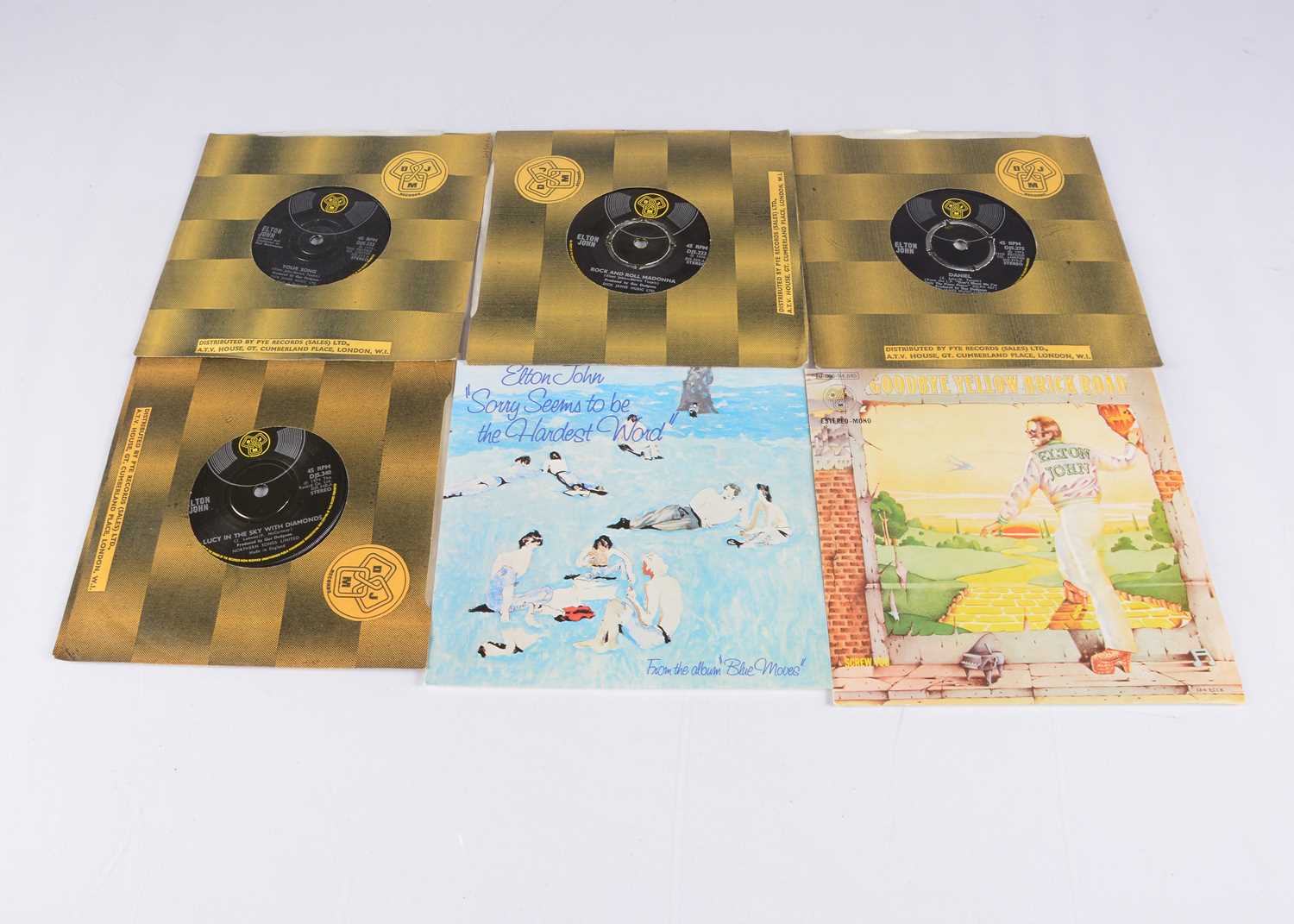 Lot 163 - Elton John 7" Singles