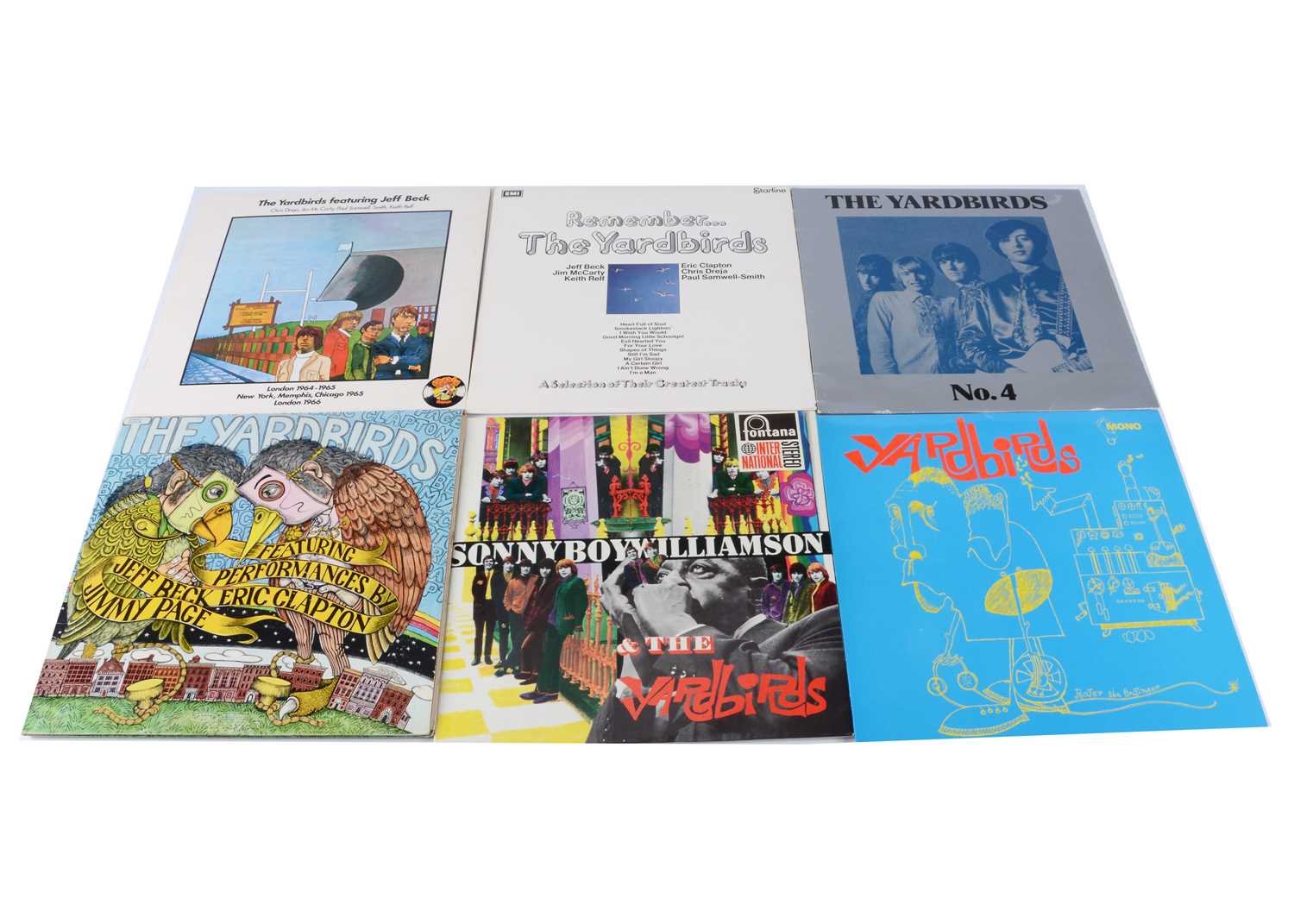Lot 189 - Yardbirds LPs