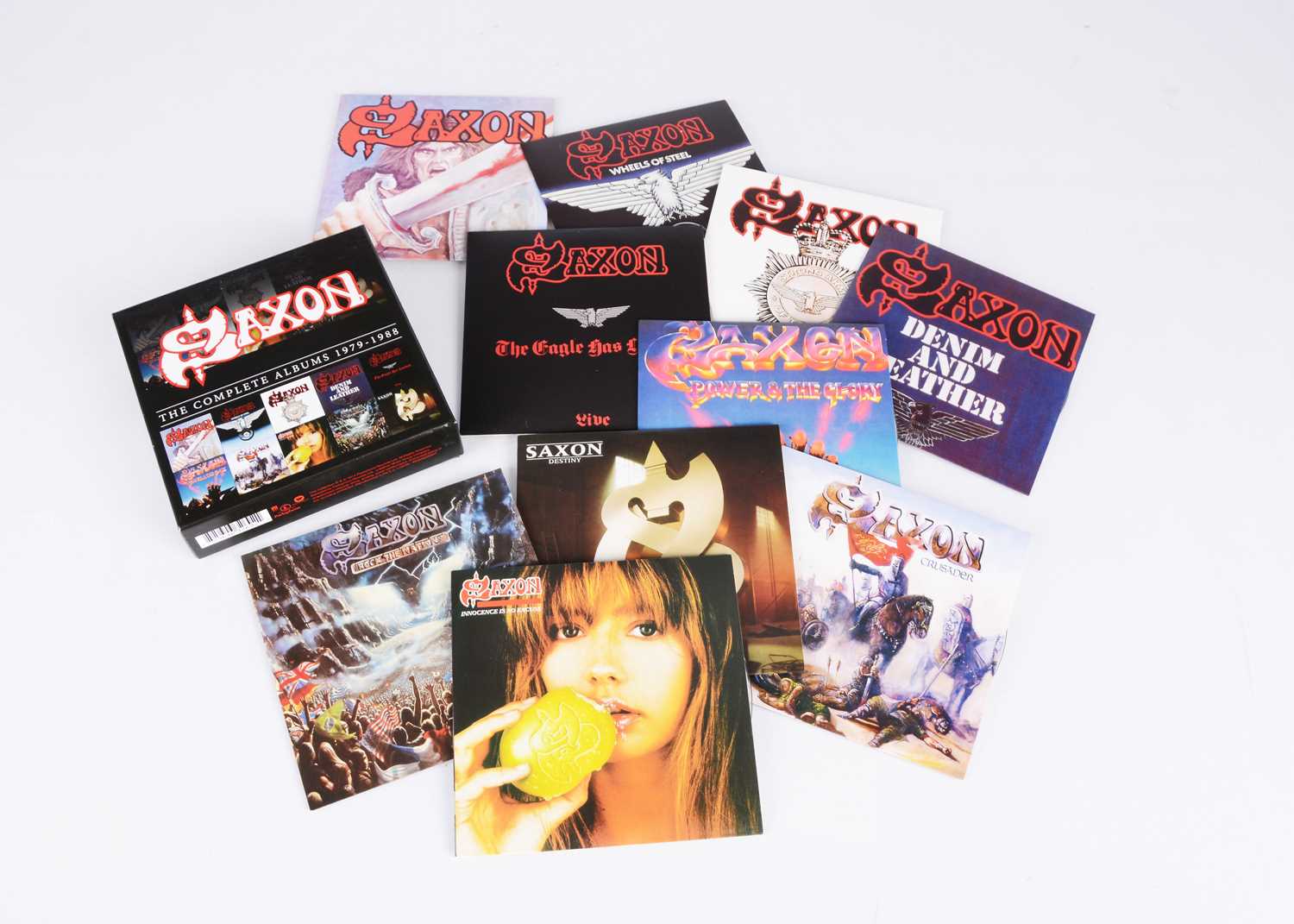 Lot 293 - Saxon CD Box Set