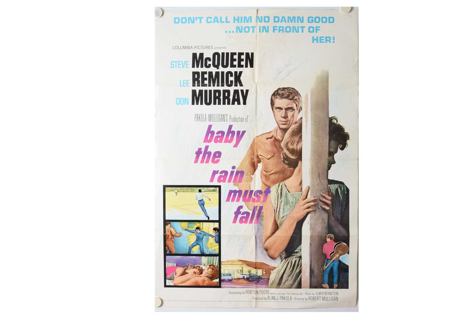 Lot 445 - Baby The Rain Must Fall (1965) US 1 Sheet / Signature