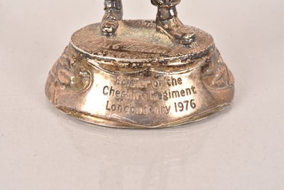 Lot 57 - A Hallmarked Silver Soldier Figure by Charles C Stadden