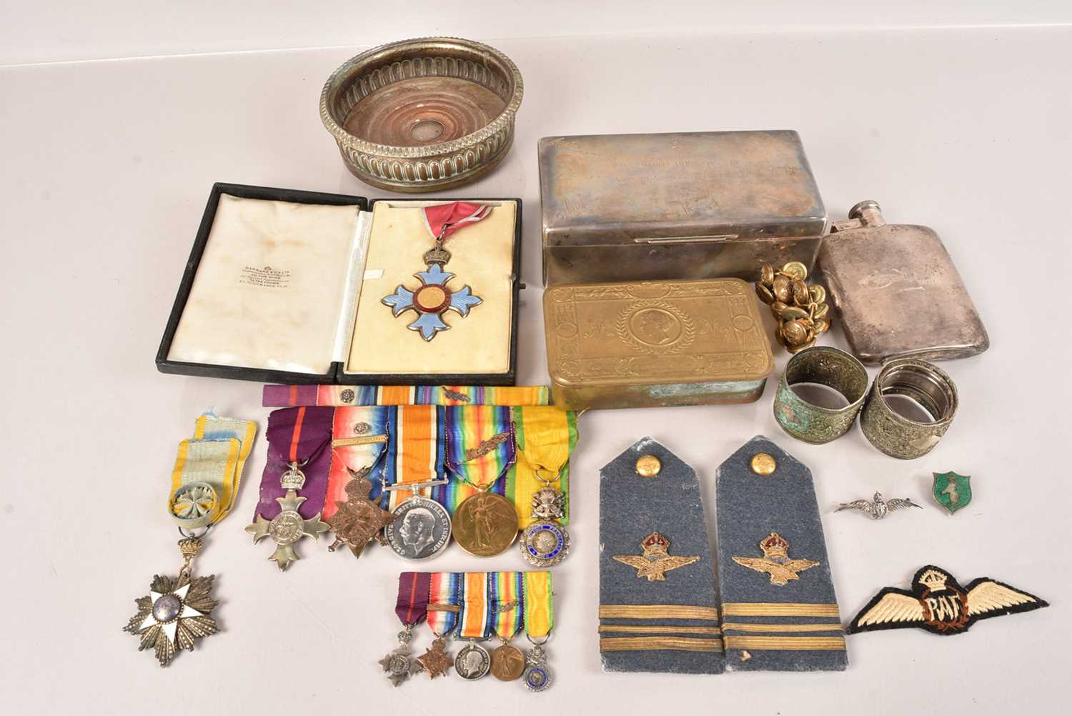 Lot 280 - A WWI Royal Flying Corps Medal Group