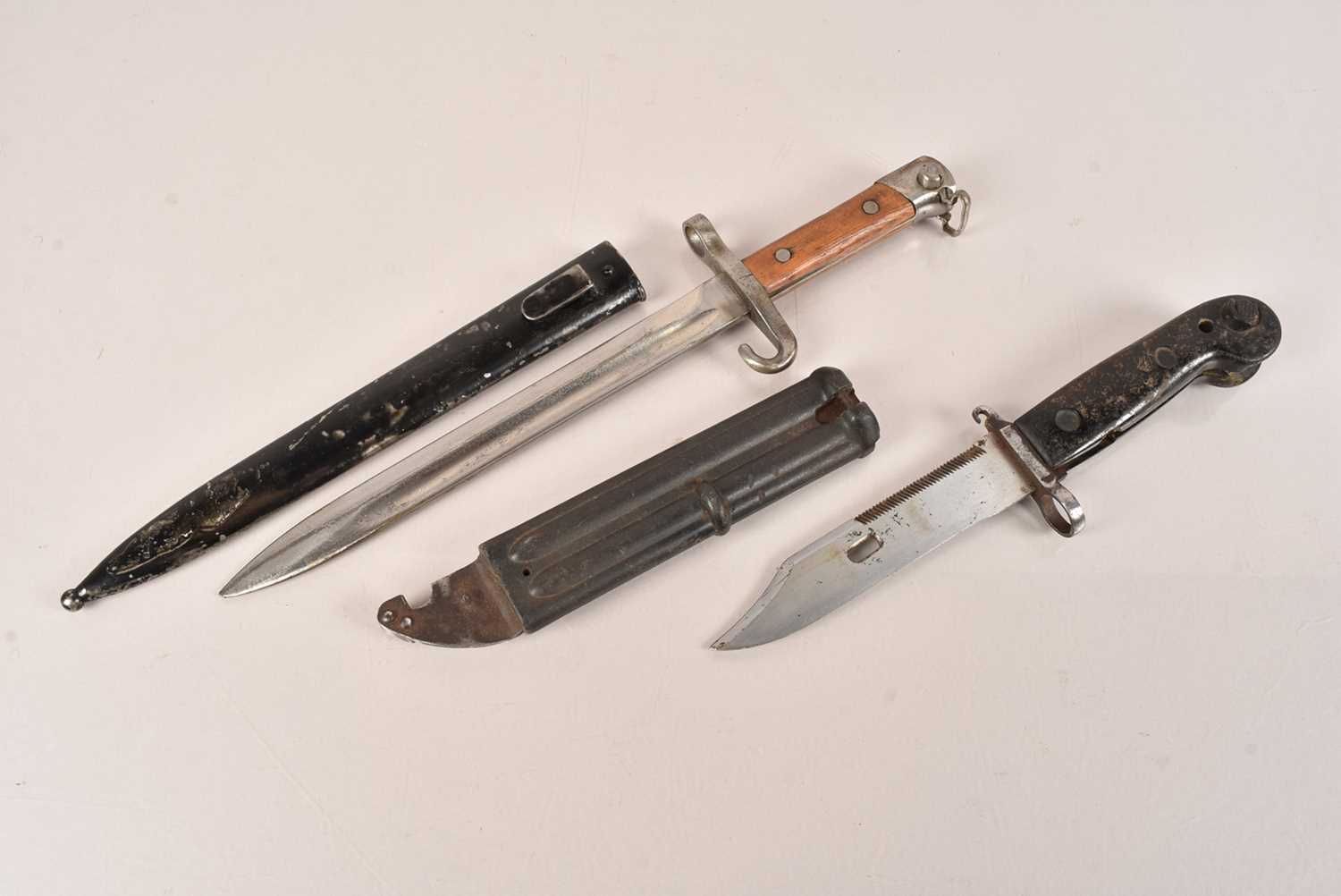 Lot 405 - An Austrian 1895 Bayonet and Scabbard