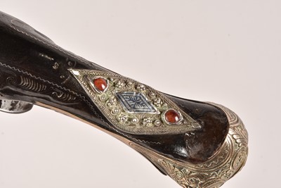 Lot 514 - A Middle Eastern Flintlock Pistol