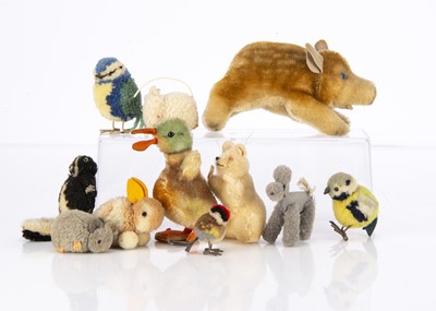 Lot 755 - A selection of Steiff post-war animals