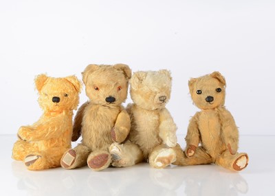 Lot 762 - Four post-war Chad Valley Teddy Bears