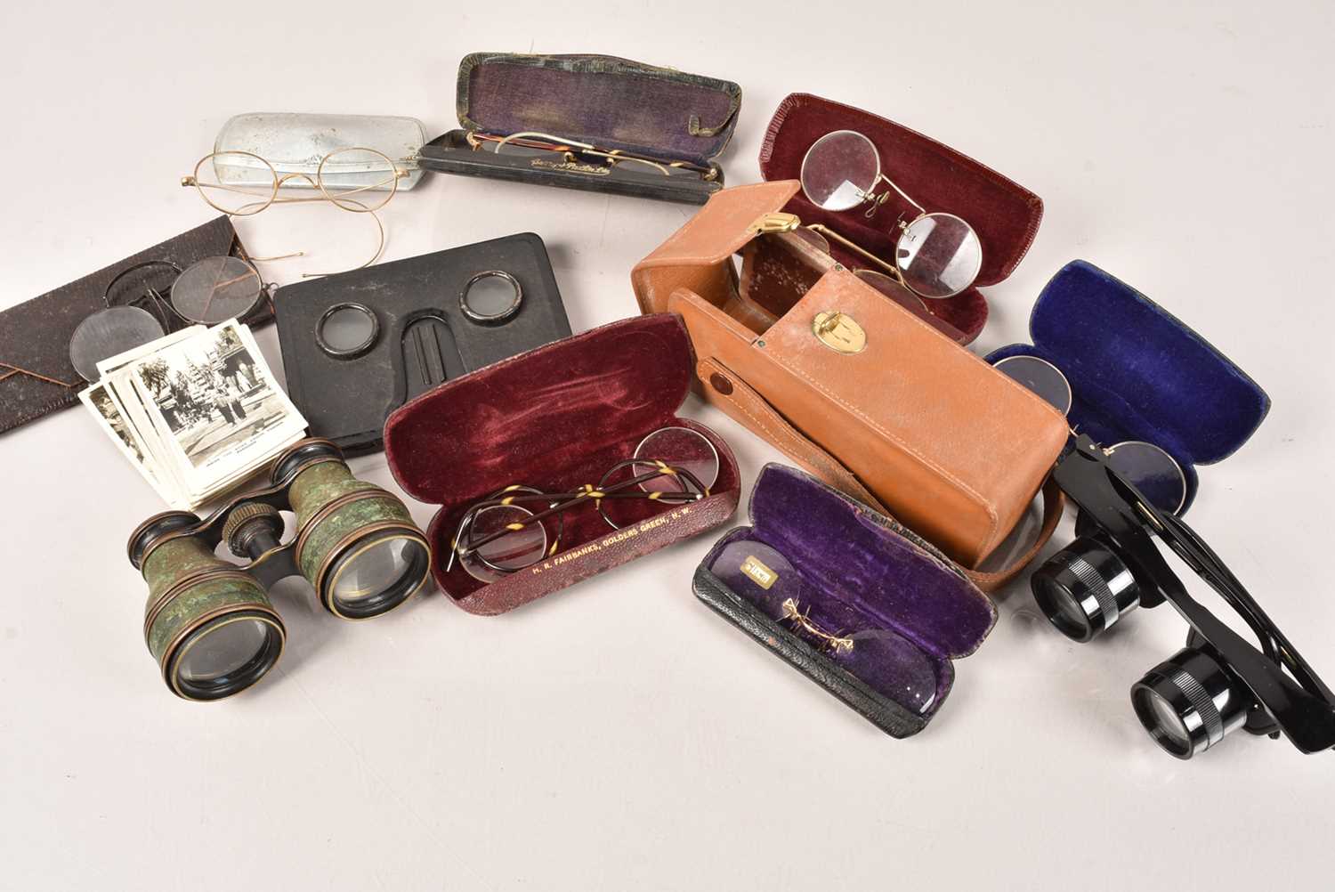 Lot 849 - A collection of Vintage Spectacles