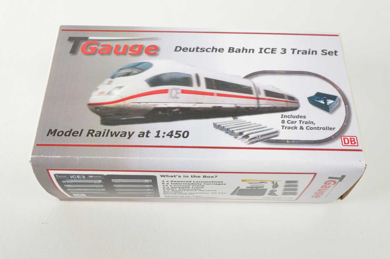 Lot 2 - T Gauge Deutsche Bahn ICE Train Set by Eishindo Japan