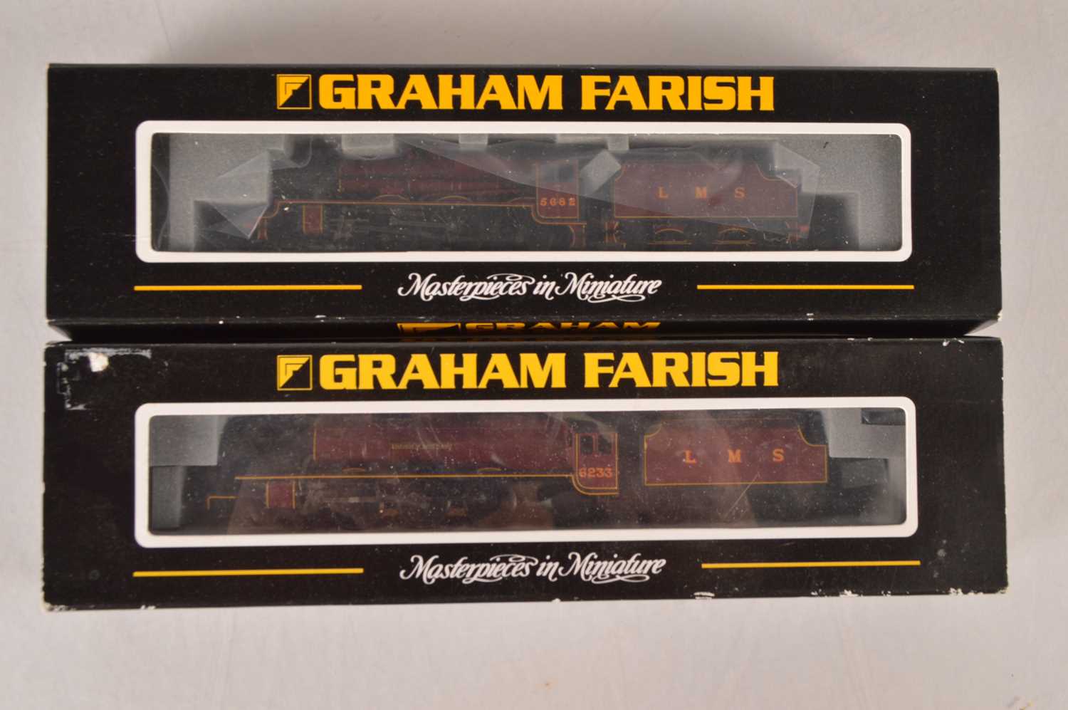 Lot 17 - Graham Farish by Bachmann N Gauge LMS Steam Locomotives with Tenders (2)