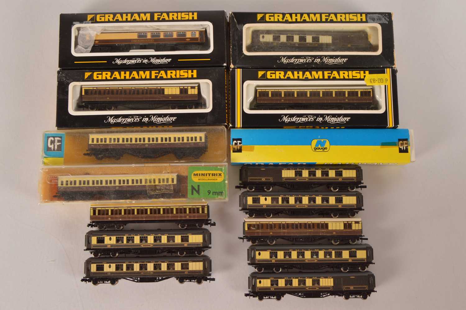 Lot 20 - N Gauge GWR and Pullman Coaching Stock (15)
