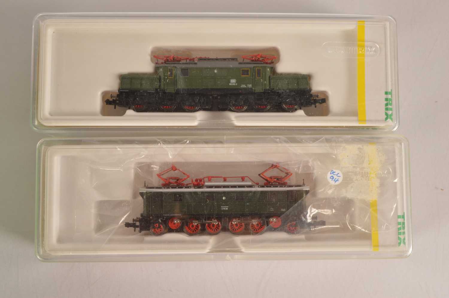 Lot 34 - Minitrix N Gauge German Electric Locomotives (2)