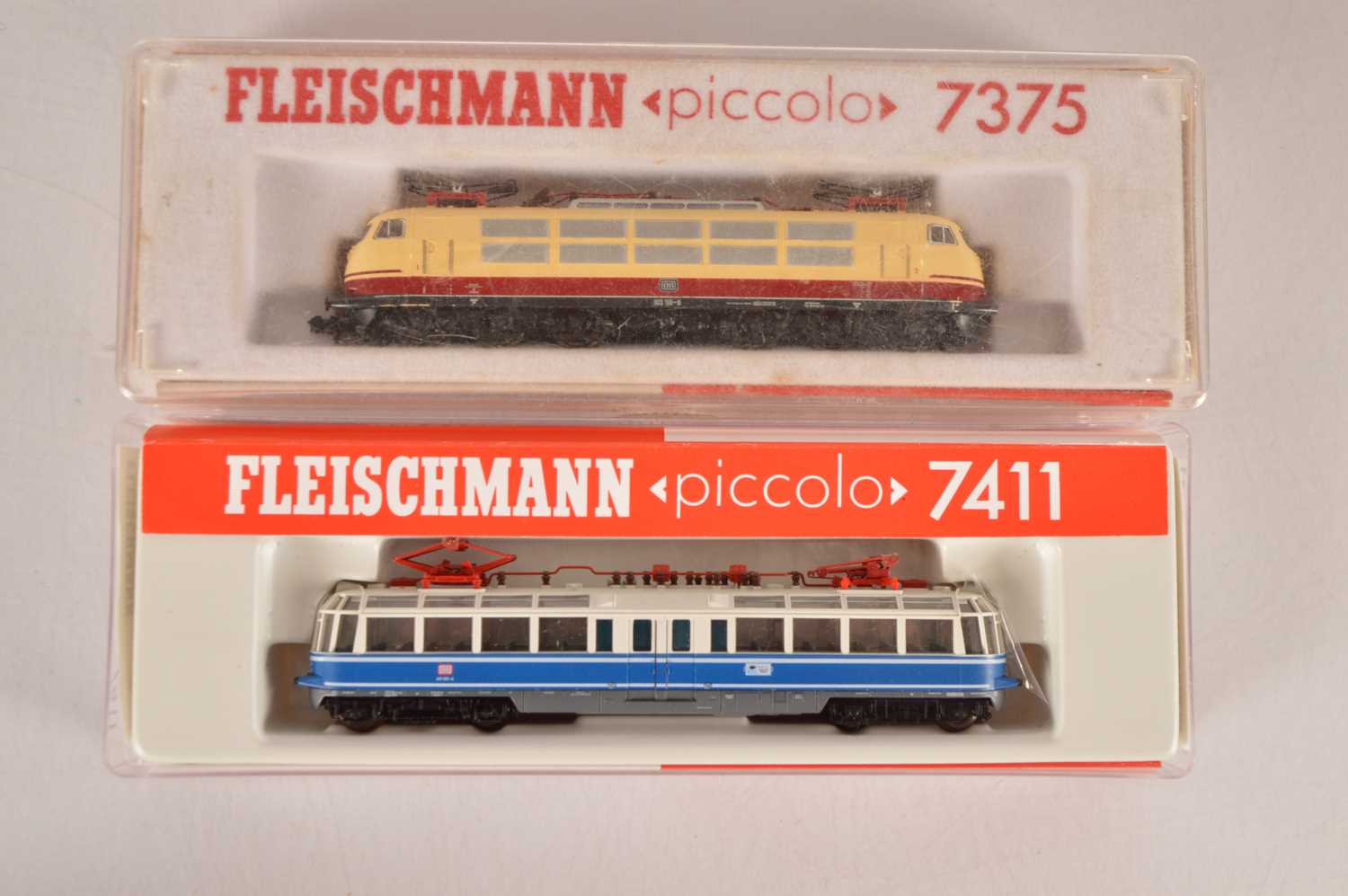 Lot 36 - Fleischmann Piccolo N Gauge German Electric Locomotives (2)