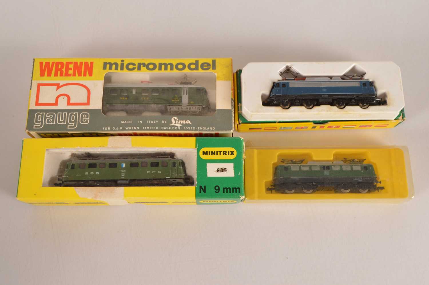 Lot 38 - N Gauge Swiss and German Electric Locomotives (4)