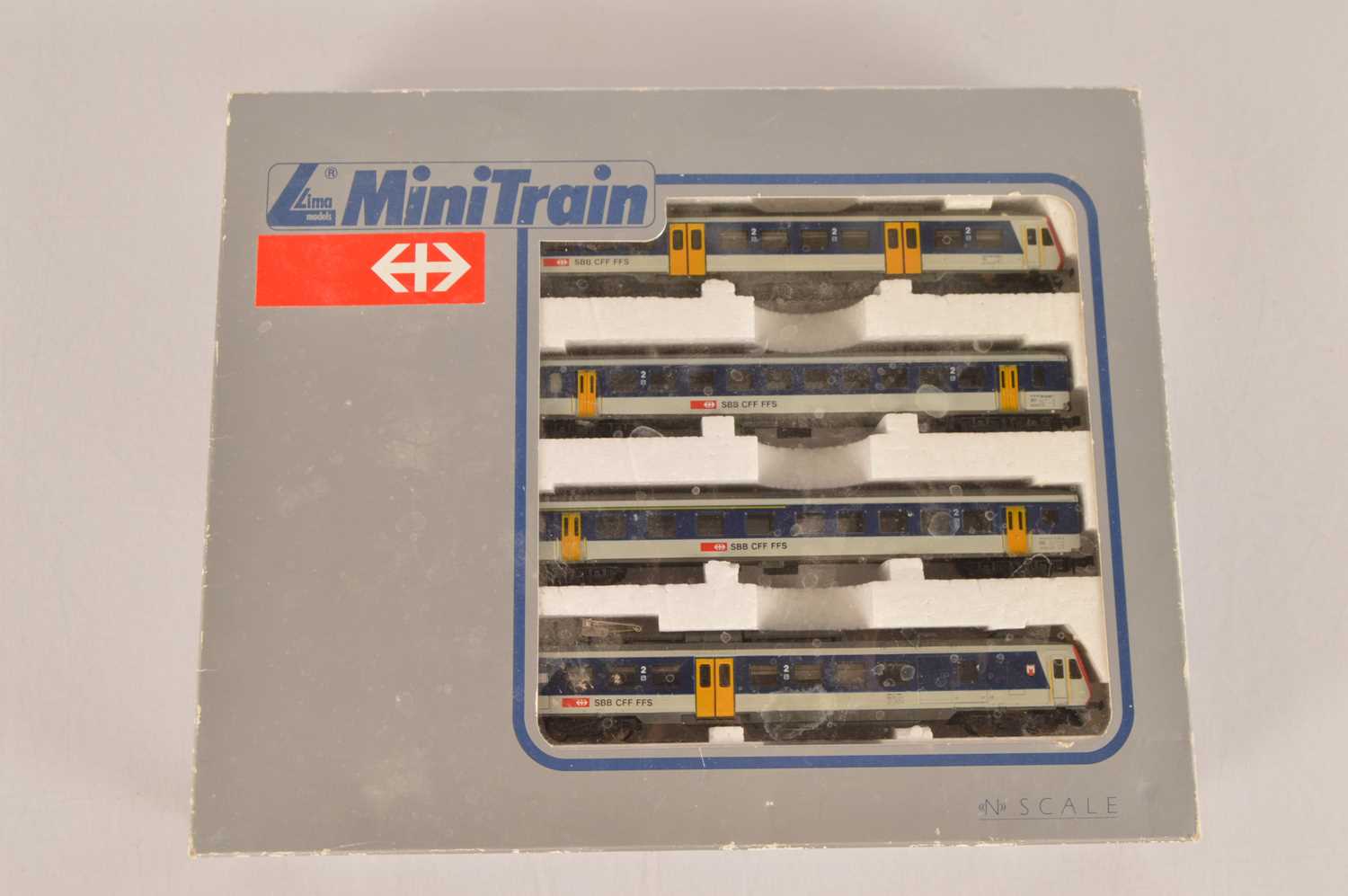 Lot 45 - Lima N gauge Swiss Four Car Train Pack