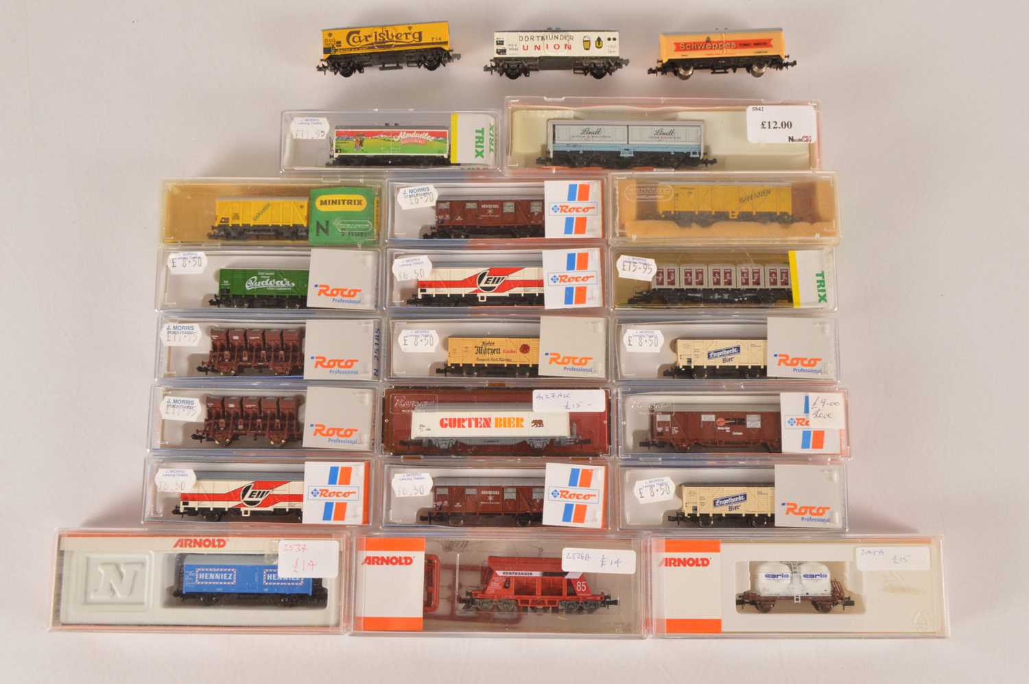 Lot 49 - Fleischmann N Gauge Continental Freight Stock (23)