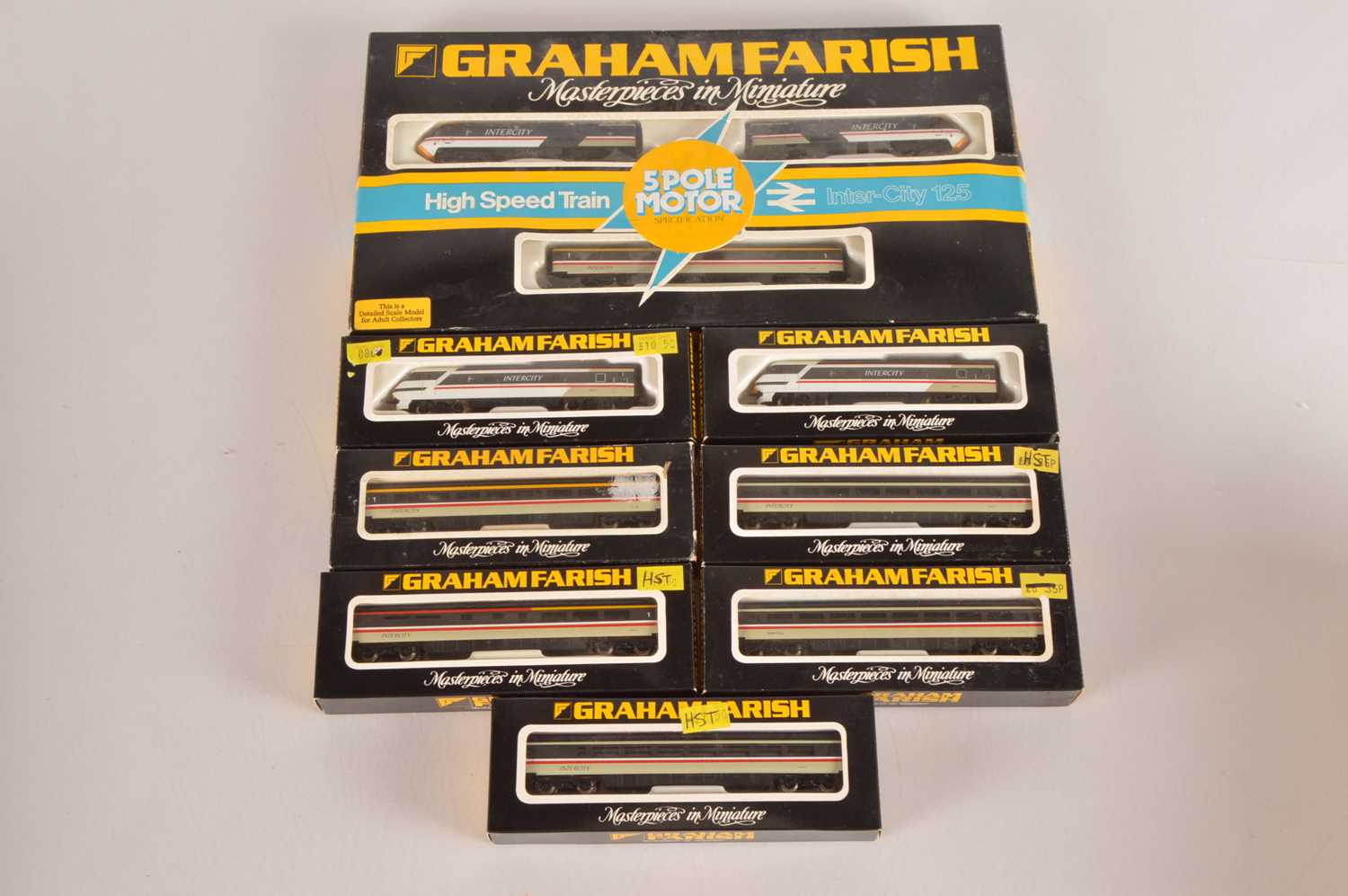 Lot 61 - Graham Farish N Gauge Intercity Class 125 and Coaches (8)