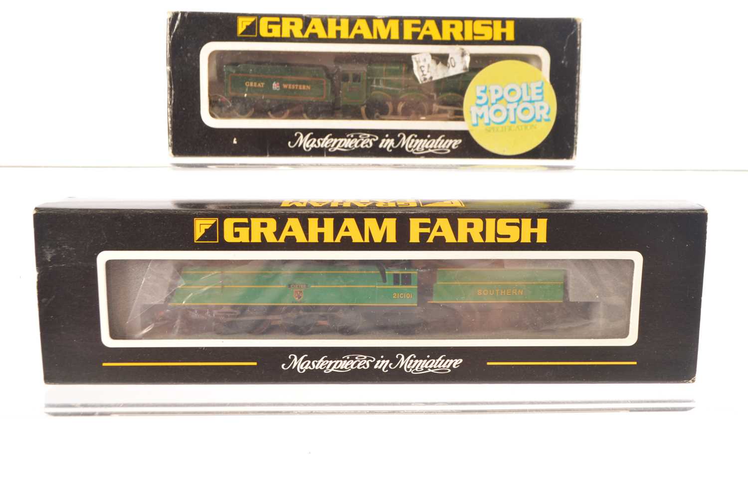 Lot 65 - Graham Farish N Gauge Steam Locomotives With Tenders (2)