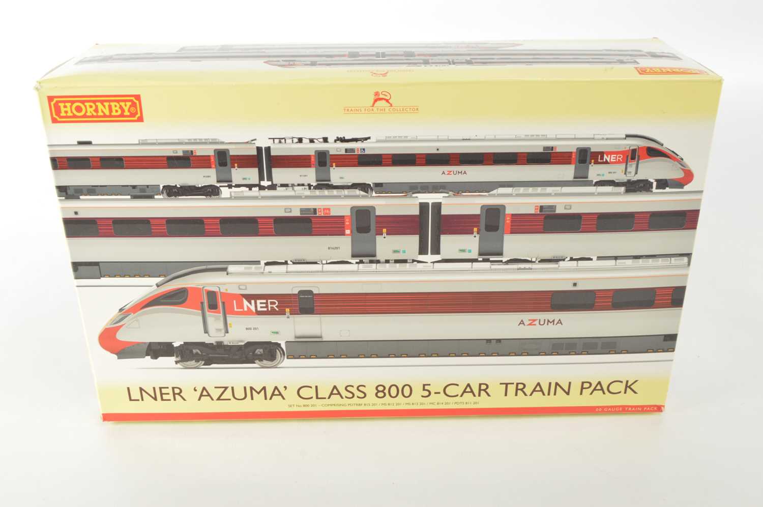 Lot 89 - Hornby 00 Gauge boxed R3762 LNER 'Azuma' Class 800 5-Cra Train Pack