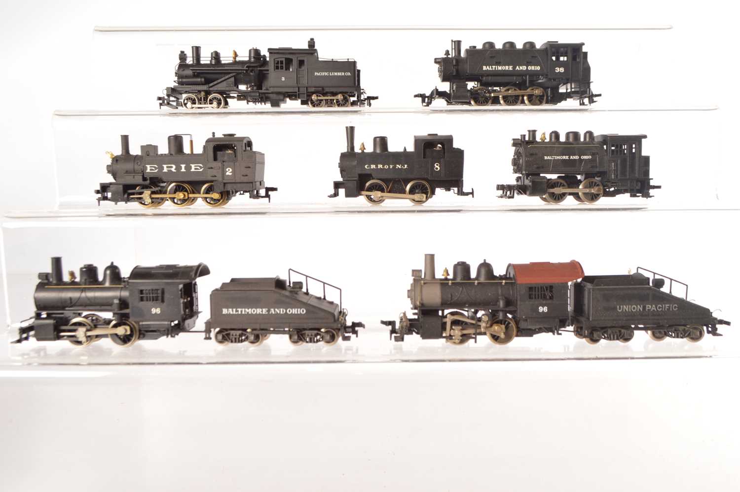 Lot 512 - Rivarossi Archive HO Gauge American Steam Locomotives (7)
