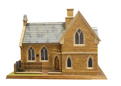 Lot 841 - A Mike Marsden of Yesteryear Victorian School House modern miniaturist dolls’ house