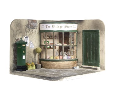 Lot 847 - A modern miniaturist dolls’ house The Village Store corner display