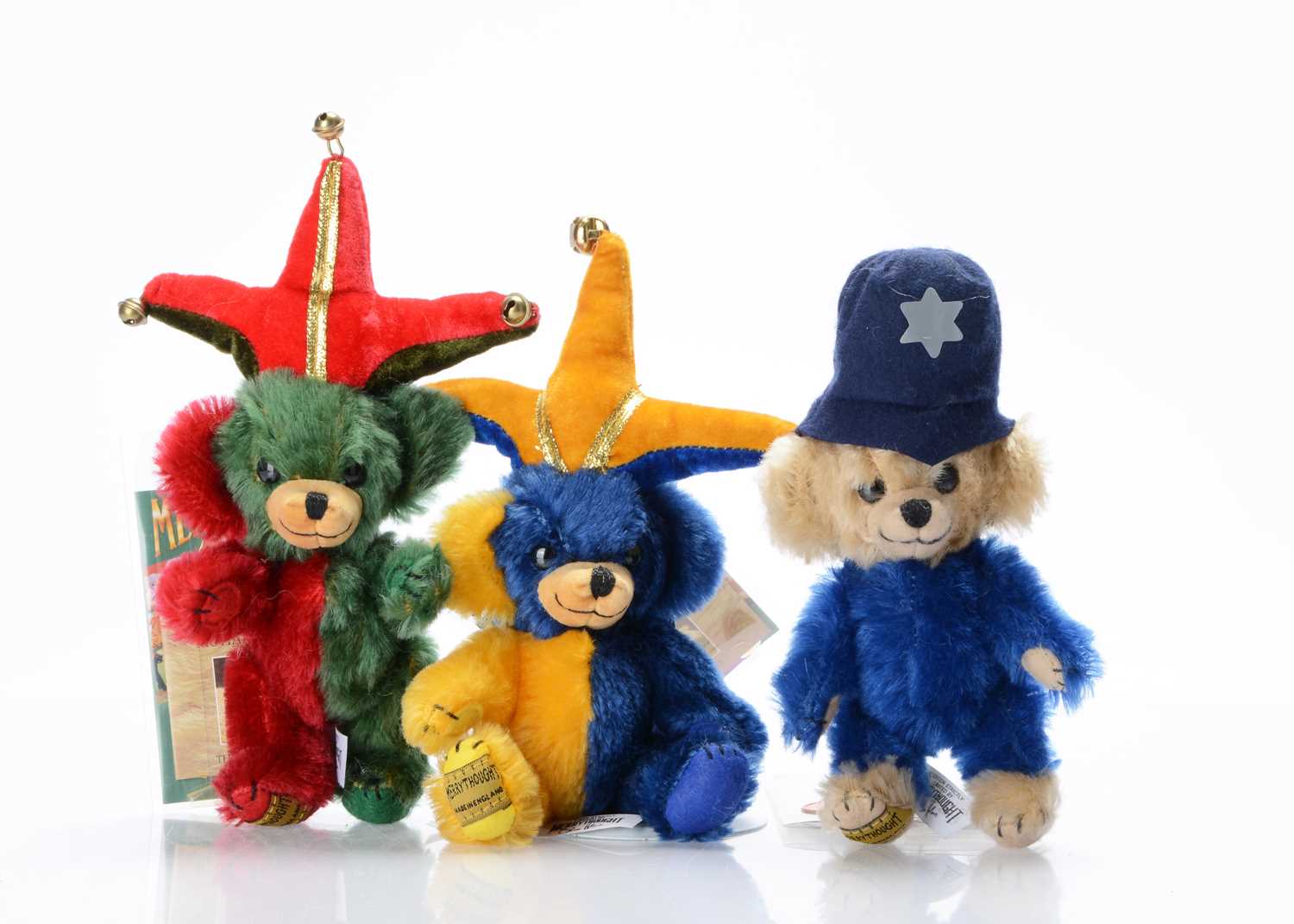 Lot 35 - Three small Merrythought Cheeky teddy bears